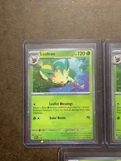 2025 Pokemon Prismatic Leafeon Promo 170 LOT of 3 - Image 3