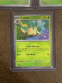 2025 Pokemon Prismatic Leafeon Promo 170 LOT of 3 - Image 5