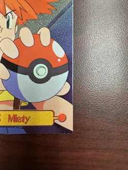 TEXTURED HOLO TV3 Misty 1999 Topps Pokemon TV Animation Holo Foil Black LP - Image 5