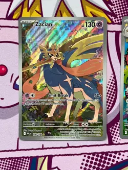 Pokemon TCG - Zacian 100/094 & Ambipom 107/094 - Me02 Phantasmal Flames - NM - Image 2