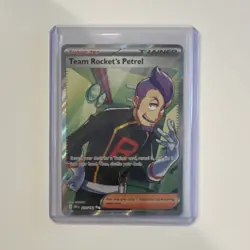 Pokemon Team Rocket's Petrel 226/182 Sv10: Destined Rivals Ultra Rare Full Art . - Image 1