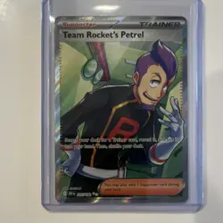 Pokemon Team Rocket's Petrel 226/182 Sv10: Destined Rivals Ultra Rare Full Art . - Image 2