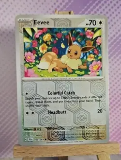 Pokemon TCG: Eevee (Reverse Holo) 050/064 - Shrouded Fable - NM Condition - Image 1