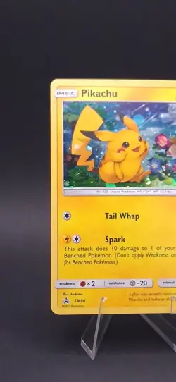 Pikachu SM86 Black Star Promo Holo - Shining Legends - NM/LP - RARE - POKEMON - Image 3