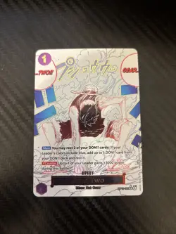 Gear Two (Alternate Art) OP11-080 A Fist of Divine Speed Foil - Image 1