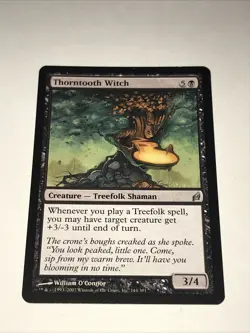 Magic the Gathering Thorntooth Witch Card - Image 2