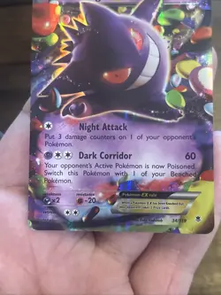Pokemon TCG Gengar EX 34/119 Phantom Forces Ultra Rare Card Mid Era Banger MINTY - Image 3