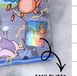 Dysfunctional Passholder Mewtwo Charizard Pokenot Binder + Holo Card✅Ships Asap✅ - Image 3