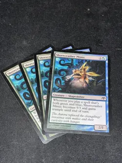 MTG Shorecrasher Mimic x4 4x Magic the Gathering Eventide common - Image 1