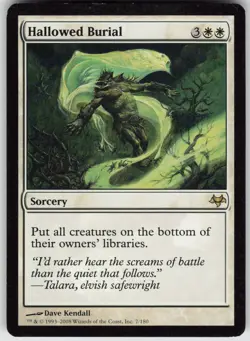 MTG Hallowed Burial 7 Eventide R Normal NM - Image 1