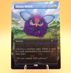 Distant Melody | #2311 | Rare | Borderless Rainbow Foil | Furby | Secret Lair - Image 1