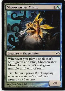 X4 Shorecrasher Mimic Eventide Light Play MTG Magic DNA GAMES - Image 1