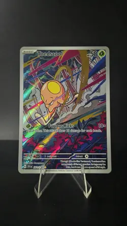 Pokemon Toedscool 201/198 Base Set Scarlet & Violet Illustration Rare - Image 1
