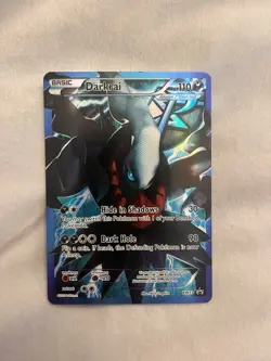 Pokemon TCG Darkrai BW73 Black & White Promo Full Art Team Plasma Holo Card - Image 1