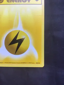 Pokemon Cards: Base Set 1st Edition Common: Lightning Energy 100/102 - Image 4
