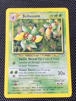 Bellossom 3/111 Neo Genesis Holo Unlimited RareWotC Pokemon TCG LP+ - Image 1