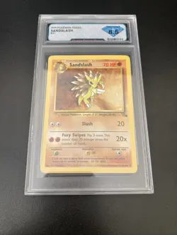 1999 Pokemon Sandslash 41/62 Fossil Regular NM/Mint 8.5 - Image 1