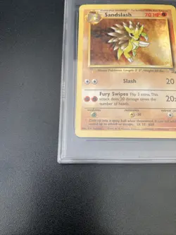 1999 Pokemon Sandslash 41/62 Fossil Regular NM/Mint 8.5 - Image 2
