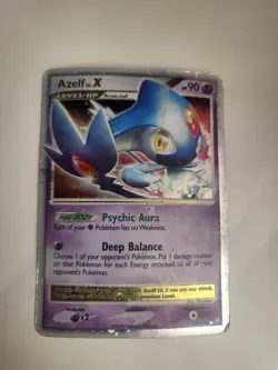 Pokemon Azelf LV.X Legends Awakened 140/146 Ultra Rare Holo Card - HP - Image 2
