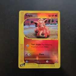 Pokemon Card - Vulpix Reverse Holo E-Series Expedition 136/165 WOTC - NM - Image 1