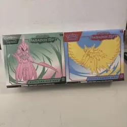 Pokemon Paradox Rift Elite Trainer Box Set Of 2, Roaring Moon And Iron Valiant - Image 1