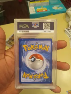 2019 POKEMON SUN & MOON TEAM UP #113 LATIAS & LATIOS GX TEAM UP PSA 7 - Image 2