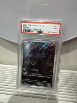 🔥 PSA 9 MINT Zorua Illustration Rare 075/064 Shrouded Fable Pokemon TCG 🔥 - Image 1