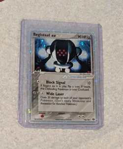 Pokemon TCG Registeel EX Ultra-Rare Card 100/106 Emerald - Image 1