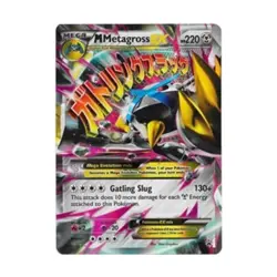Pokemon XY Promos M Metagross EX (Shiny) (P) #XY35 (Holo) Fair- - Image 1