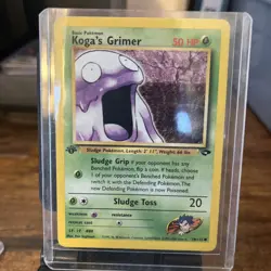 Koga's Grimer 78/132 Gym Challenge Regular 2000 Pokemon 1st Edition - Image 1