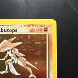 Pokemon Vintage Holo Rare Kabutops 9/62 Fossil WotC 1999 - Image 3