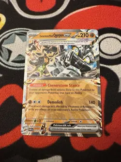 Cornerstone Mask Ogerpon ex - 112/167 - Pokemon Twilight Masquerade Rare NM - Image 1