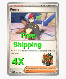 [4x Playset] Penny 183/198 - SV01: Scarlet & Violet Base Set Pokemon TCG - Image 1