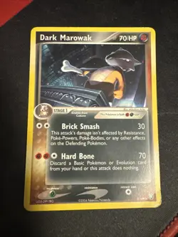 Pokemon Dark Marowak EX Team Rocket Returns 7/109 Holo Rare 2004 MP - Image 1