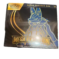 Pokemon Mega Evolution Lucario ETB Elite Trainer Box Sealed - Image 1