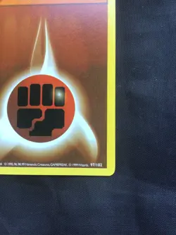 Pokemon Cards: Base Set 1st Edition Common: Fighting Energy 97/102 - Image 4