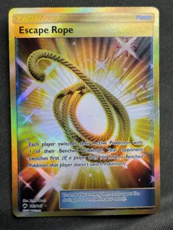 Escape Rope | #163/147 | Secret Rare | Holo | Burning Shadows | Pokemon | 2013 - Image 1