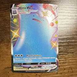 Pokemon Ditto VMAX SV119/SV122 Shining Fates Shiny Holo Rare Full Art 320HP - Image 1