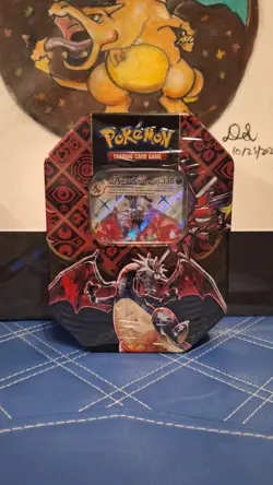 Pokemon TCG Scarlet and Violet Paldean Fates Tin Shiny Charizard ex (Sealed) - Image 1