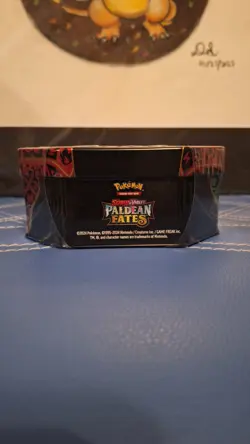 Pokemon TCG Scarlet and Violet Paldean Fates Tin Shiny Charizard ex (Sealed) - Image 4