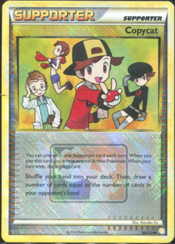 Copycat Pokemon League Reverse Holo Promo 90/123 Pokemon TGC NM - Image 1