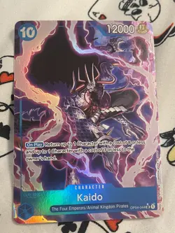 Kaido - One Piece TCG OP04-044 - AA Alt Art Super Rare SR - Image 1