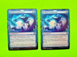 MTG Tarkir Dragonstorm - Lot of 2 Roiling Dragonstorm Showcase - Foil Cards - Image 1