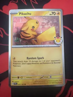 Pokemon 30th Anniversary Pikachu Promo Card Holofoil & Coin 2026 - Image 1