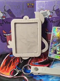 Pokemon TCG Card Display Key Chain Smeargle Chinese Sword & Shield - Image 5