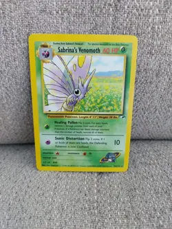 Pokemon TCG Gym Heroes Sabrina's Venomoth Non-Holo Card 34/132 MINT - Image 2