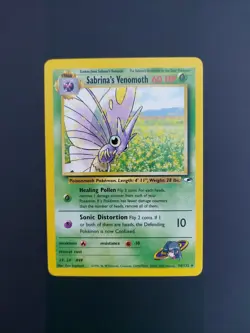 Pokemon TCG Gym Heroes Sabrina's Venomoth Non-Holo Card 34/132 MINT - Image 3