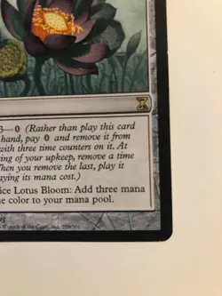 LOTUS BLOOM - Time Spiral #259, Add three mana of any color to your mana pool !! - Image 5