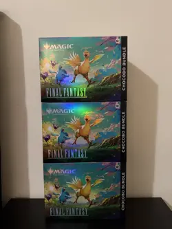 MAGIC THE GATHERING (MTG) - FINAL FANTASY CHOCOBO BUNDLE - FACTORY SEALED 3 LOT - Image 1