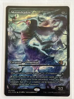 MTG - Moonshadow (0386) (Borderless Foil) - Lorwyn Eclipsed NM/M Condition - Image 1